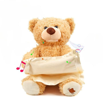 Peek-a-Boo Plush Talking & Singing Teddy Bear Toy