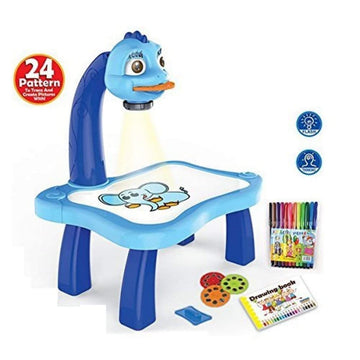Fun Elephant Projector Drawing Table - KidLiva