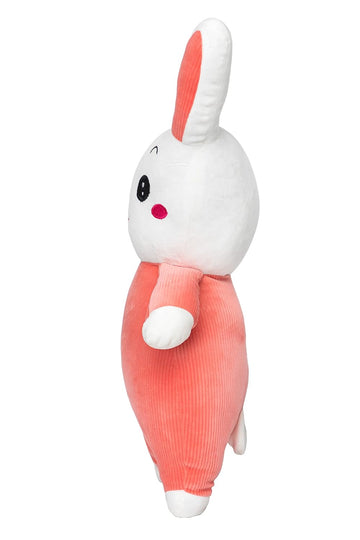 Adorable Pink Corduroy Rabbit Plush Toy – Soft Stuffed Animal - KidLiva