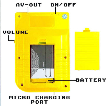 Retro Handheld Game Console with 400 Classic Built-in Games - KidLiva