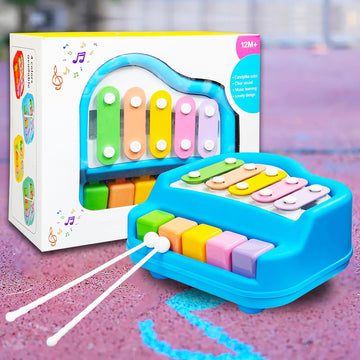 Dual-Mode Musical Piano & Xylophone Toy - KidLiva