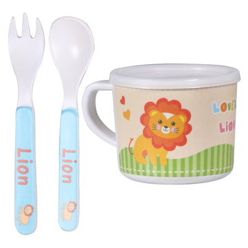 Adorable Lion Kids Meal Set - KidLiva