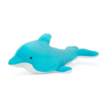 Adorable Blue Dolphin Plush Toy – Soft Stuffed Animal - KidLiva
