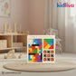 Wooden 3 in 1 Learning & Educational Magnetic Tangrams, Tetris and Rainbow Bridge Pattern Blocks Puzzle Sorter Kids Toy