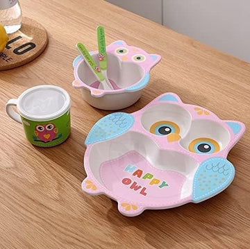Adorable Owl Kids Meal Set - KidLiva