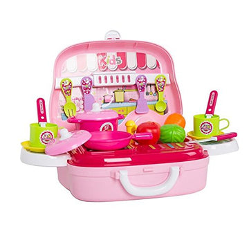 Portable 2-in-1 Kids Kitchen Suitcase - KidLiva