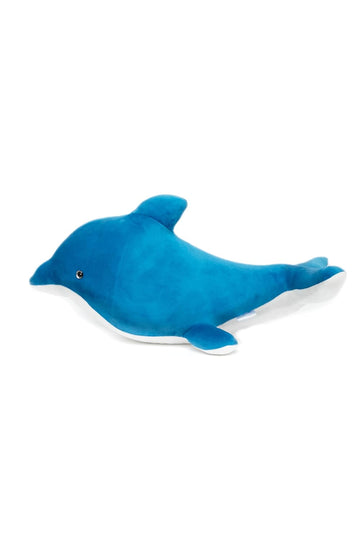 Adorable Dark Blue Dolphin Plush Toy - KidLiva