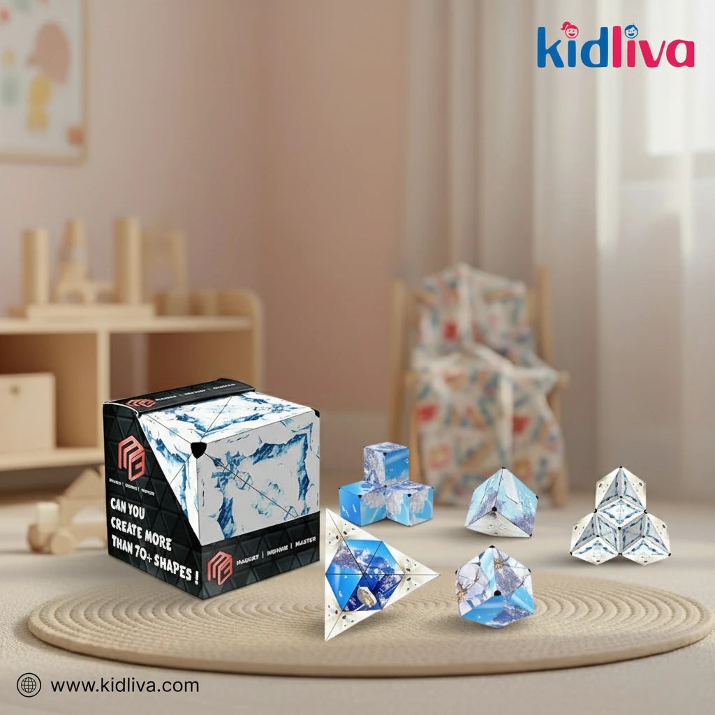Magnetic Shape-Shifting Cube Puzzle - KidLiva