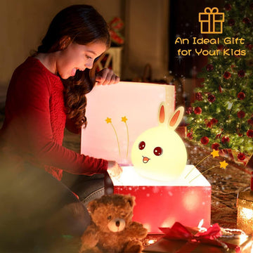 Cute Bunny LED Night Light for Kids - KidLiva