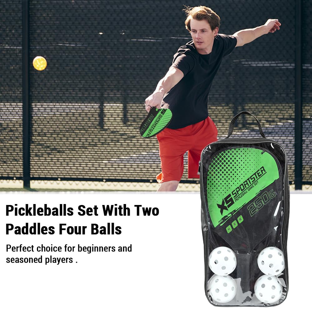 XS SPORTSTER Poplar Wood Pickleball Paddle – 250g Racket - KidLiva