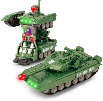 2-in-1 Military Transforming Tank - KidLiva