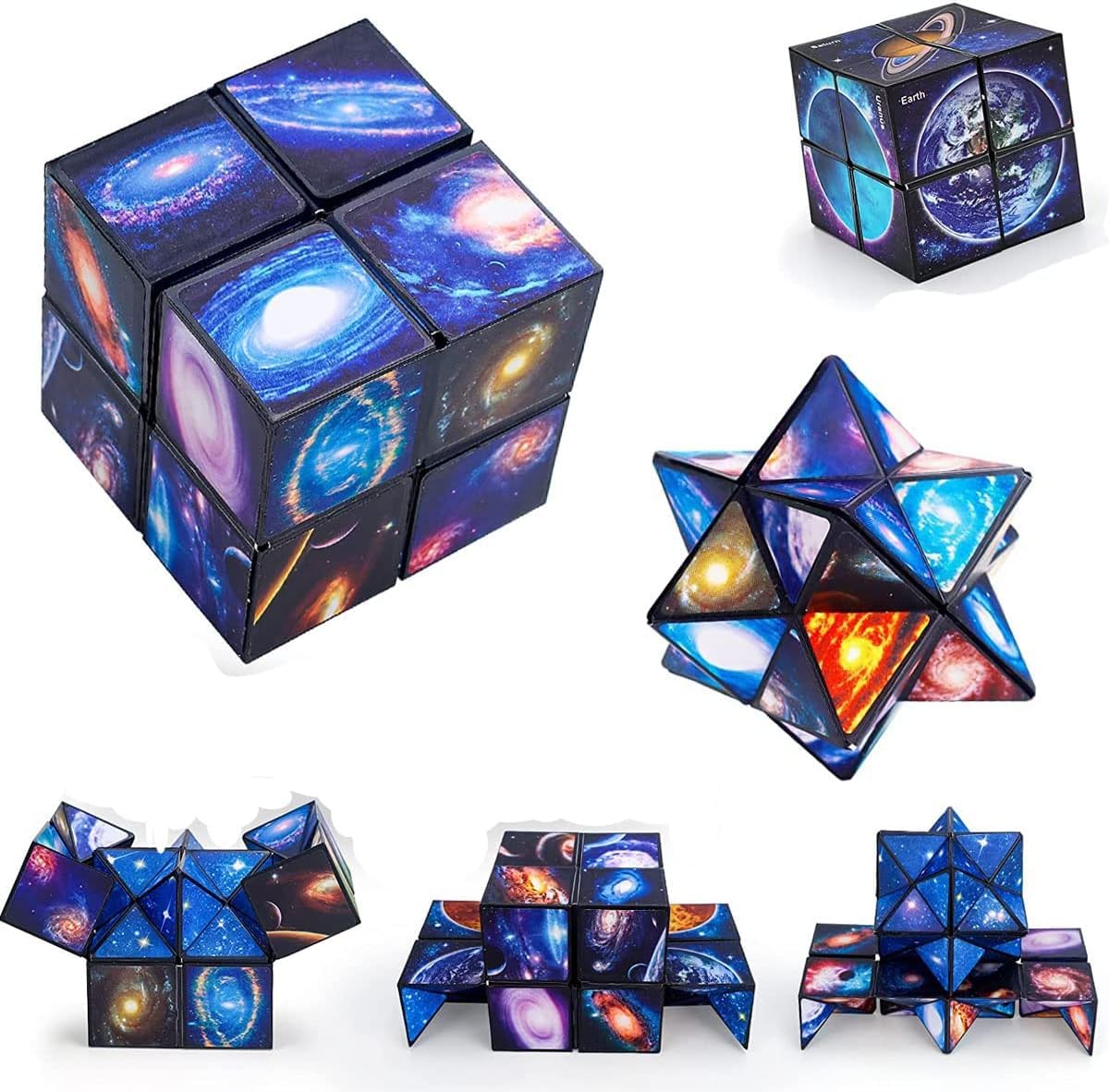 Magnetic Shape-Shifting Cube Puzzle - KidLiva