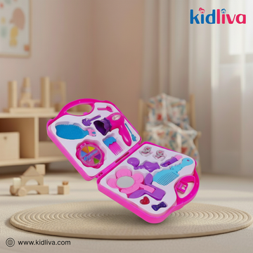 Kids Beauty Makeup & Hair Styling Set - KidLiva