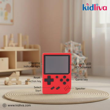Retro Handheld Game Console with 400 Classic Built-in Games - KidLiva