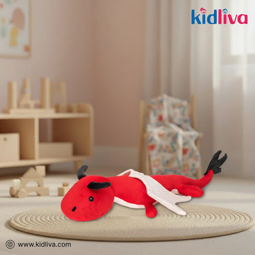 Majestic Red Dragon Plush Toy – Mythical Stuffed Animal - KidLiva
