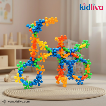 Flower Garden Building Blocks Set - STEM Toy for Kids - KidLiva