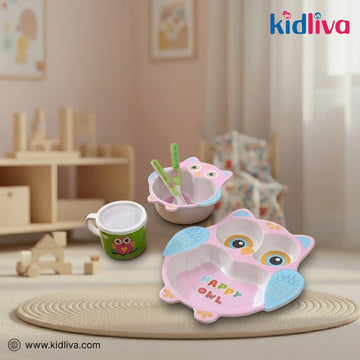 Adorable Owl Kids Meal Set - KidLiva
