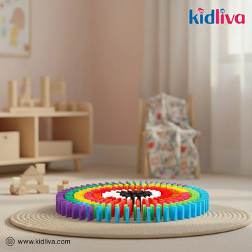Rainbow Stacking Game - KidLiva
