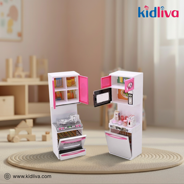 Miniature Modern Kitchen with Lights & Sounds - KidLiva