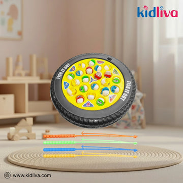 Musical Rotating Fishing Game - KidLiva