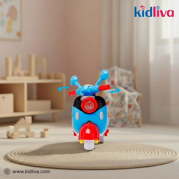 Red and Blue Kids Scooter Toy - KidLiva
