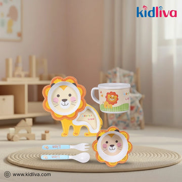 Adorable Lion Kids Meal Set - KidLiva
